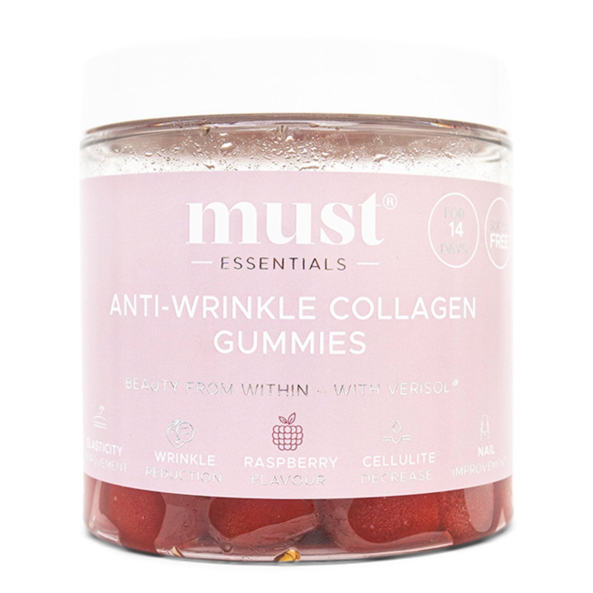 Anti rynke collagen vingummier fra must essentials