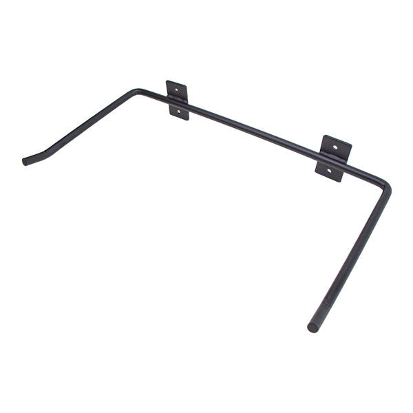 Vægmonteret ophæng til træningsmåtter sort/chrome