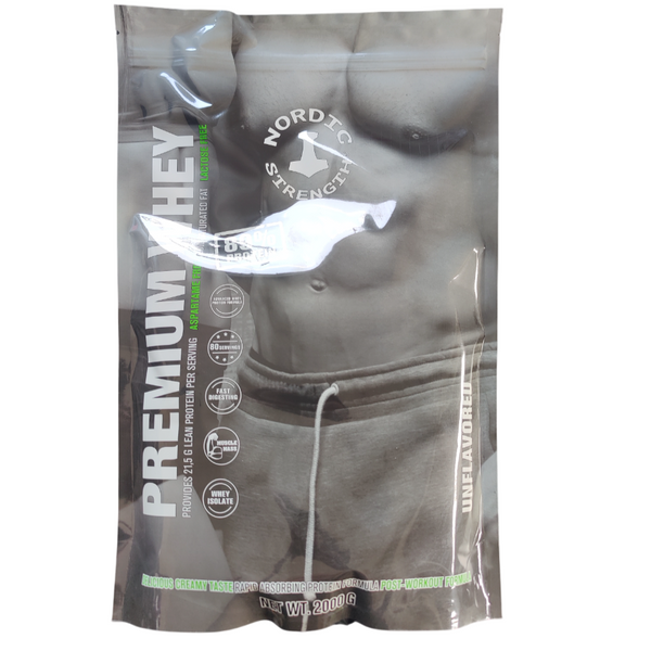 Whey Proteinpulver uden smag (2000 g)