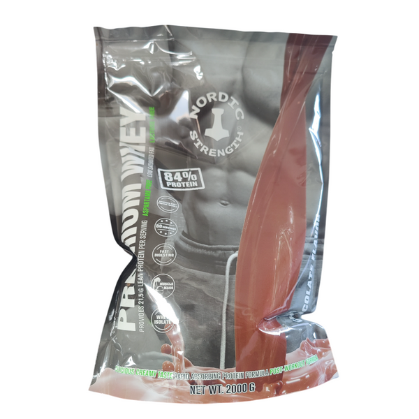 Whey Proteinpulver med Chokoladesmag (2000 g)