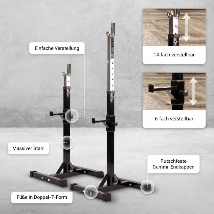 Squat Rack (Maks. belastning 500 kg)