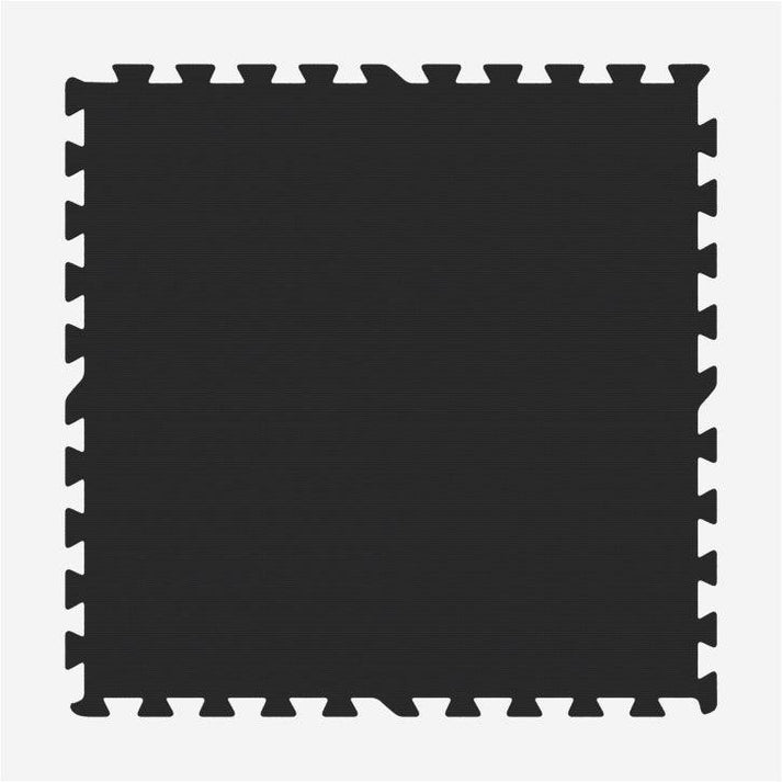 Gorilla fitnessgulv (sæt med 8 stk) sort