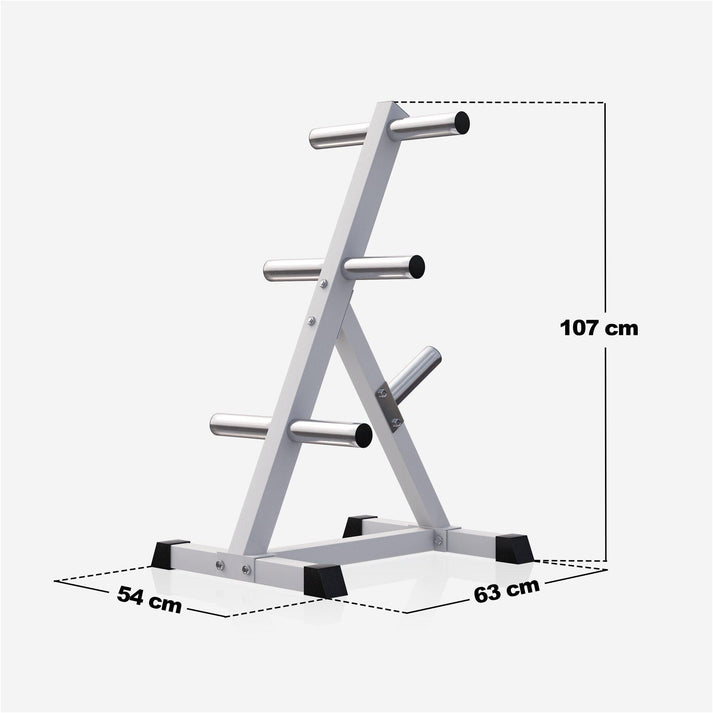 50/51mm vægtskive holder hvid