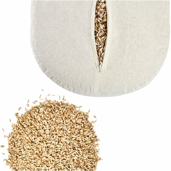 Yogapude Sandfarve (Rund)