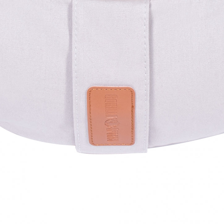 Meditationspude (halvmåne) Sandfarvet