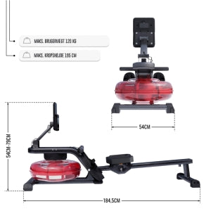 Vandromaskine justerbar