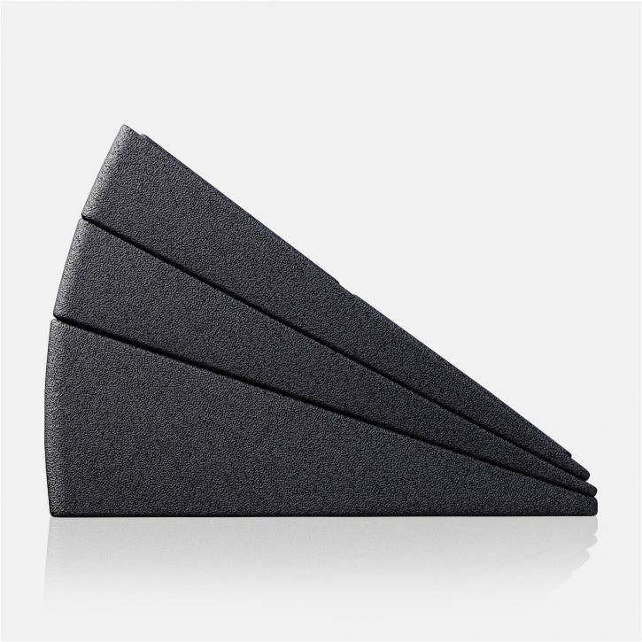 Læg blokke (3 dele) i sort (calf blocks)