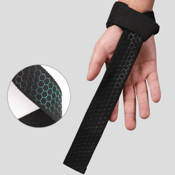Straps til styrketræning - Pro model (sort)