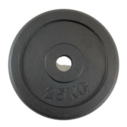 Vægtskive sort metal (50 mm) - 40 kg (Restsalg)