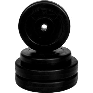 25 mm kunststof vægtskive 0,75 kg