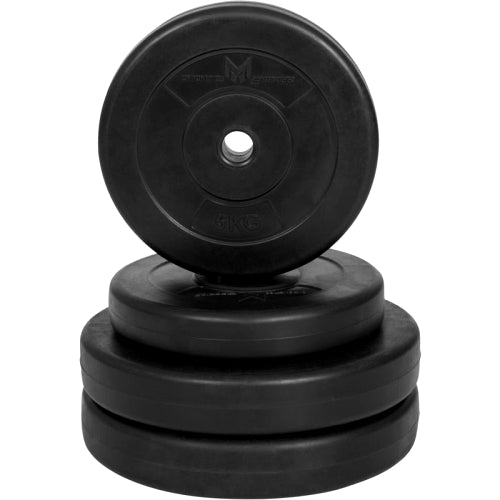 25 mm kunststof vægtskive 5,0 kg