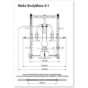 Smith Maskine med Træningsbænk (Skaffevare)