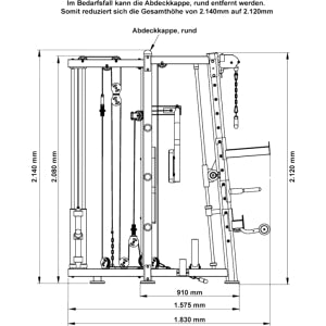 Smith Maskine med Træningsbænk (Skaffevare)