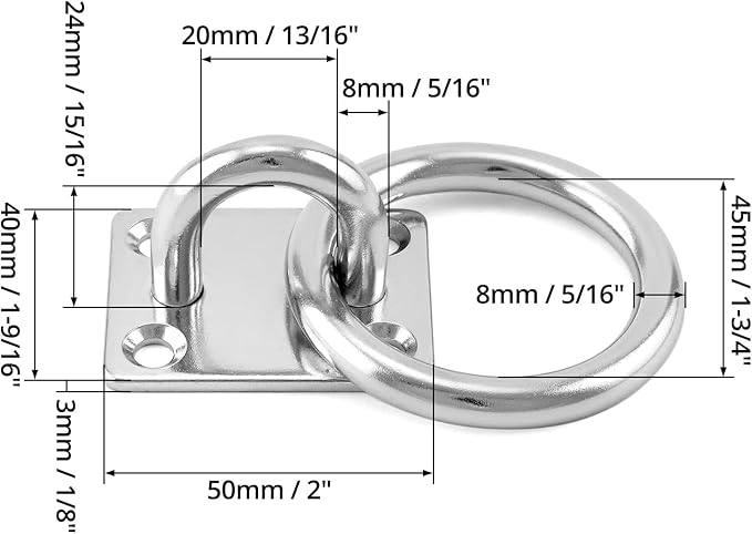 Loft- og vægophæng til fitnessudstyr mm.