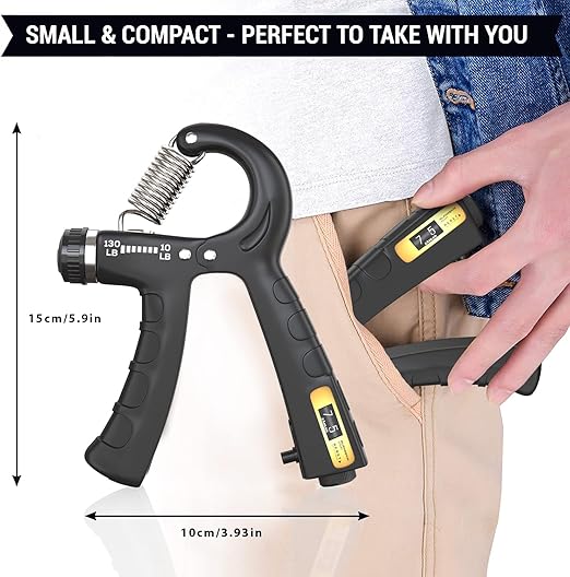 Premium håndtræner (5 - 60 kg) med tæller