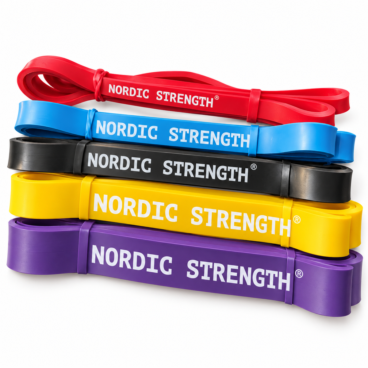 Nordic Strength Strength Bands 5-pak | Træningselastikker