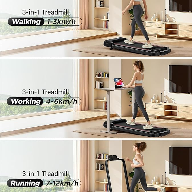 Walkingpad/Løbebånd med bøjle