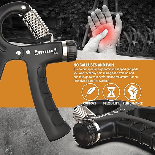 Premium håndtræner (5 - 60 kg) med tæller