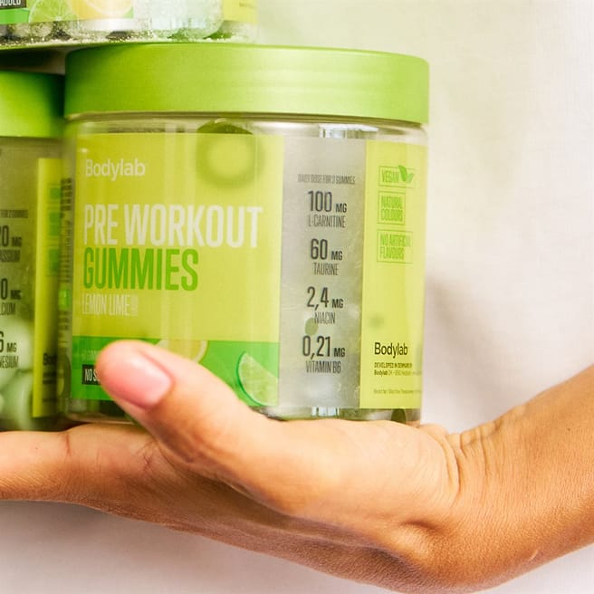 Bodylab Pre Workout Gummies (60 stk) - Berry