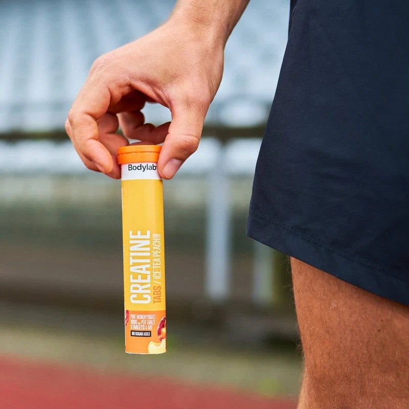 Bodylab Creatine Tabs Ice Tea Peach 18 stk. | Kreatin