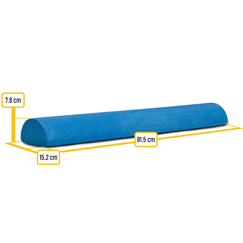Halv foam roller lang 91 cm