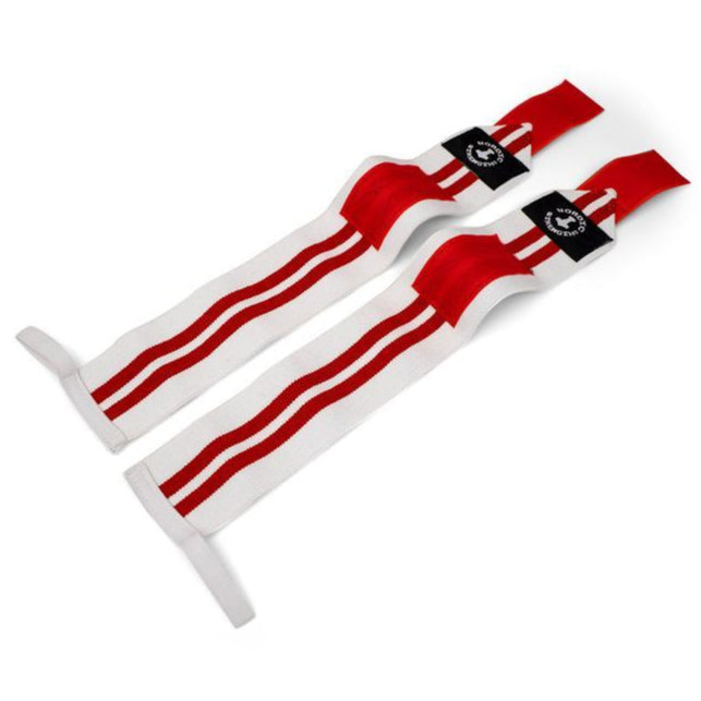 Håndledsstøtte rød/hvid (bomuld/elastan)