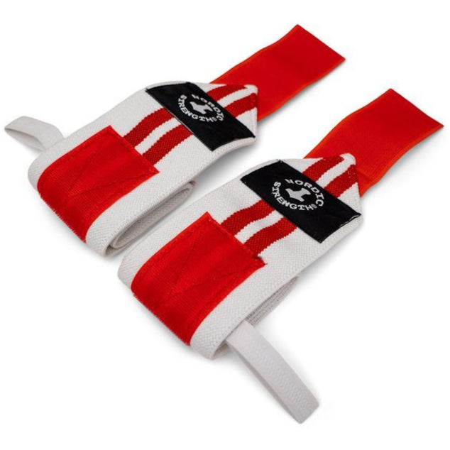 Håndledsstøtte rød/hvid (bomuld/elastan)