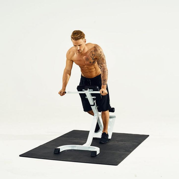 Ryg- og mavetræner hyperextension bænk