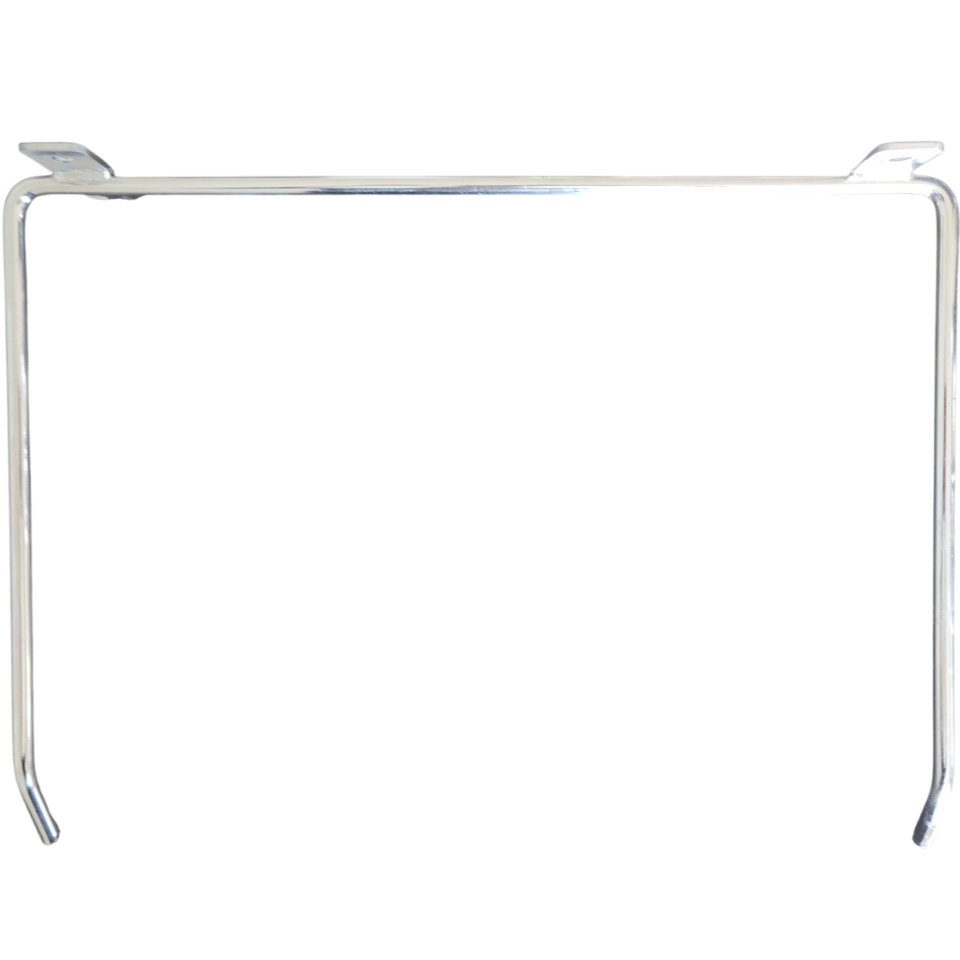 Vægmonteret ophæng til træningsmåtter sort/chrome