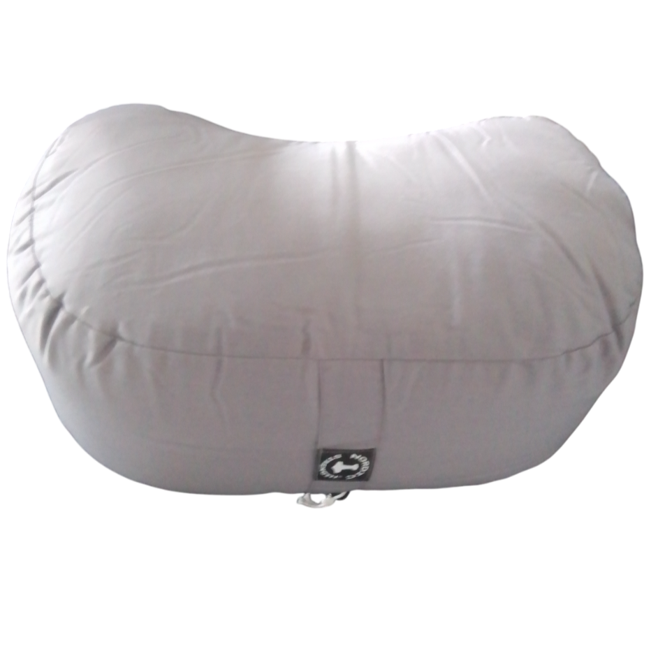 Yogapølle & Meditationspude i grå (Pakketilbud)