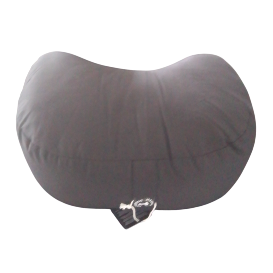 Meditationspude Sort (Halvmåne) - Nordic Strength