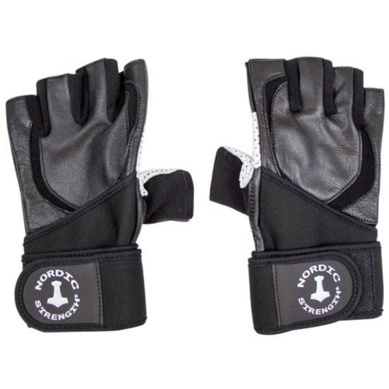 Træningshandsker med håndledsstøtte og gummigreb