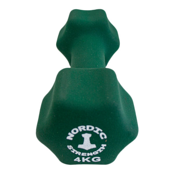 Håndvægt 4 kg grøn aerobic – Nordic Strength