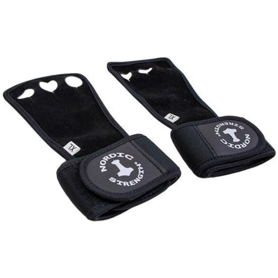 Grip pads Pro med håndledsstøtte fra Nordic Strength (sæt)