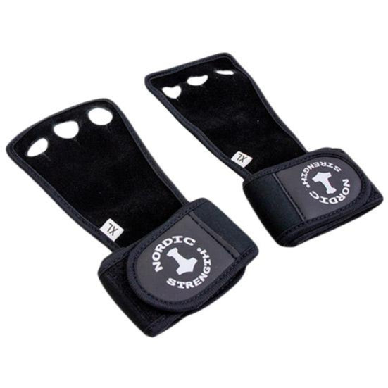 Grip pads Pro med håndledsstøtte fra Nordic Strength (sæt)