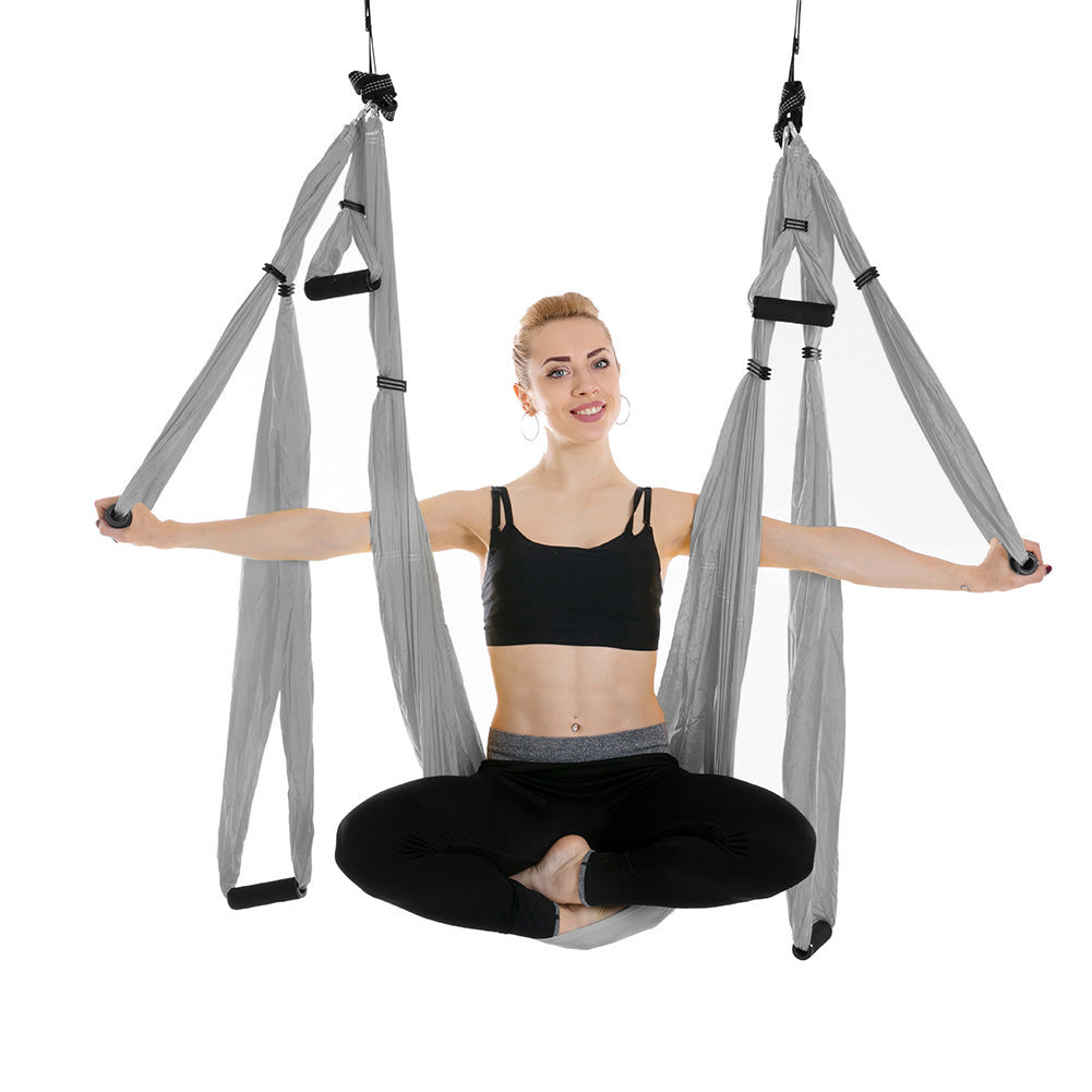 Yoga swing komplet – inkl. loftophæng og bærepose