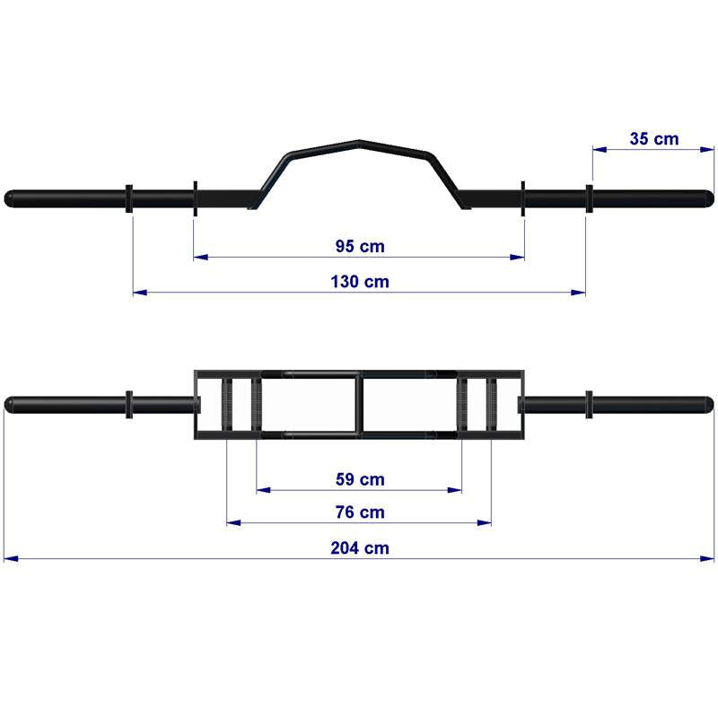 Parallel-Press-Bar 50 mm vægtstang