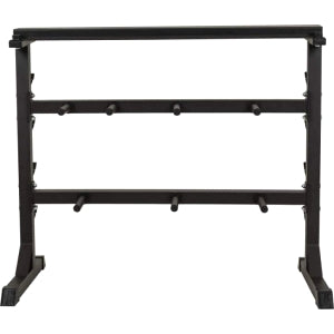 Vægtskive, vægtstang og håndvægte holder (sort) 25 mm