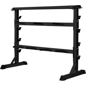 Vægtskive, vægtstang og håndvægte holder (sort) 25 mm