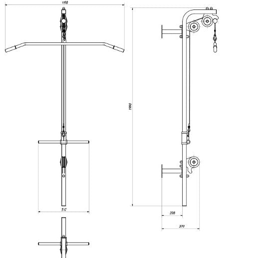 Home Trækstation til væg