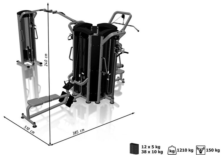Professionel Multi Kabeltårn (Skaffevare)