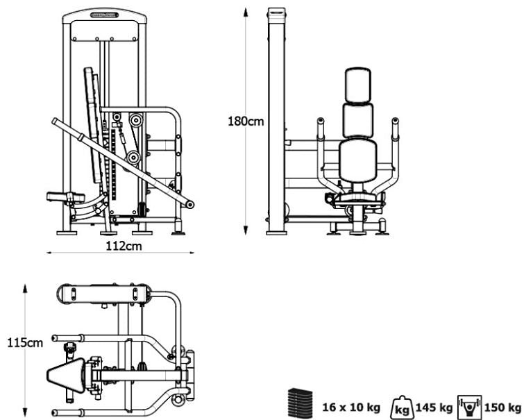 Professionel Triceps maskine (Skaffevare)