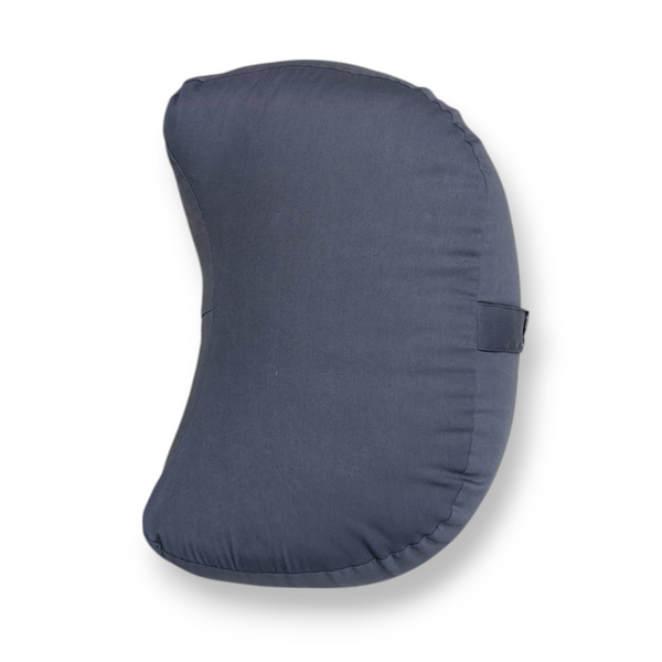 Meditationspude Grå (Halvmåne) - Nordic Strength