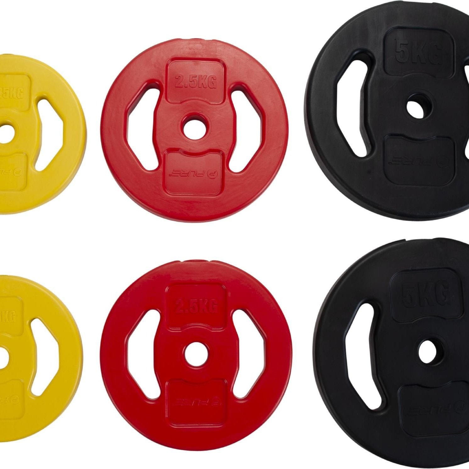 Billigt aerobic vægtstang sæt (20 kg) (farvet)