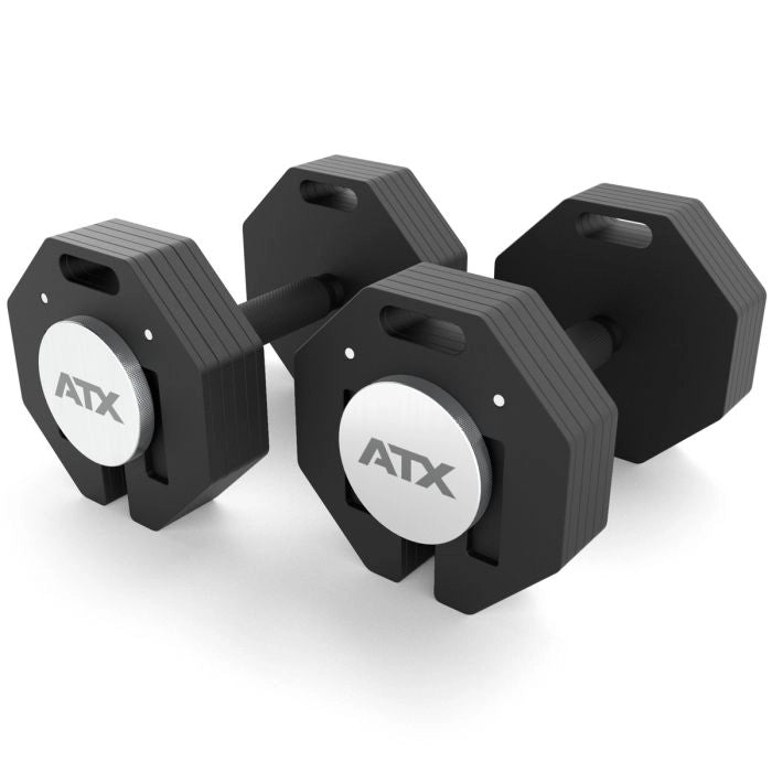 ATX® OCTA Håndvægte Sæt – 2 x 24 kg | Justerbare Håndvægte