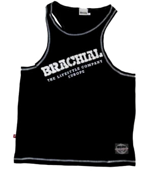 Brachial Tank Top "Cool" Sort/Hvid (S)