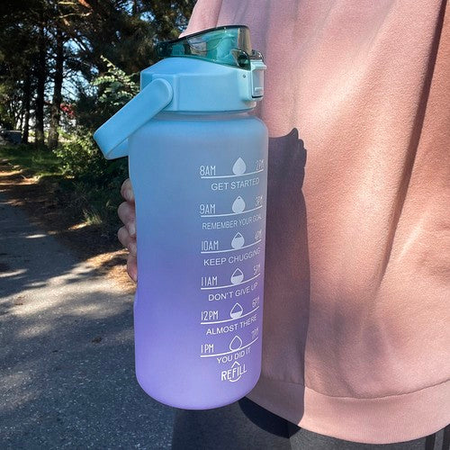 Big Water Bottle 2L - stor motivationsvandflaske