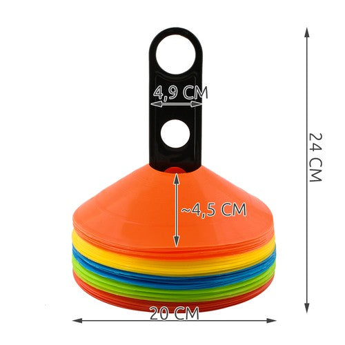 Træningskegler (bløde) - sæt med 50