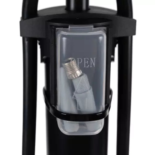 Fodpumpe med manometer (16 bar / 230 PSI)