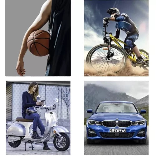 Fodpumpe med manometer (16 bar / 230 PSI)